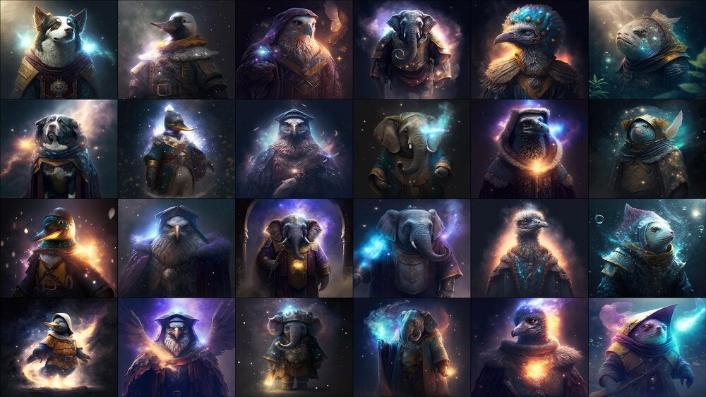 Galaxy Dust - Fantasy Animals 1 - FPS / RPG / Icon Bundle 