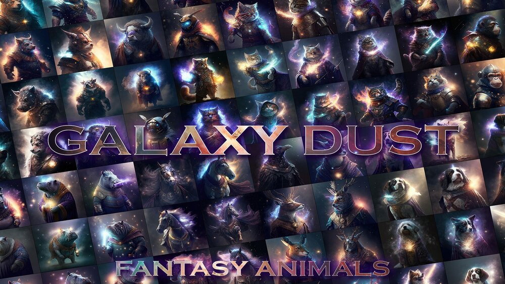 Galaxy Dust - Fantasy Animals 1 - FPS / RPG / Icon Bundle 