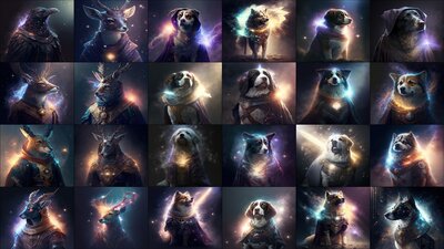 Galaxy Dust - Fantasy Animals 1 - FPS / RPG / Icon Bundle 