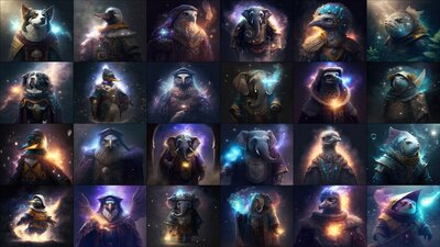 Galaxy Dust - Fantasy Animals 1 - FPS / RPG / Icon Bundle 