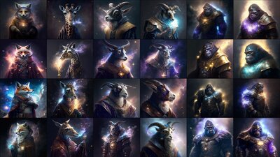 Galaxy Dust - Fantasy Animals 1 - FPS / RPG / Icon Bundle 