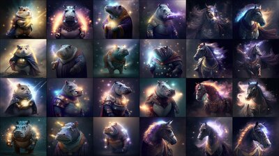 Galaxy Dust - Fantasy Animals 1 - FPS / RPG / Icon Bundle 