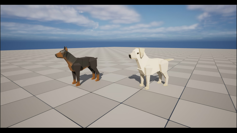 Animated Farm Animals - 3D LOW POLY 