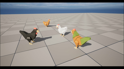 Animated Farm Animals - 3D LOW POLY 