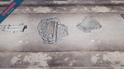 Street Decals 4K - Cracks - Grids - Gates - Manholes 