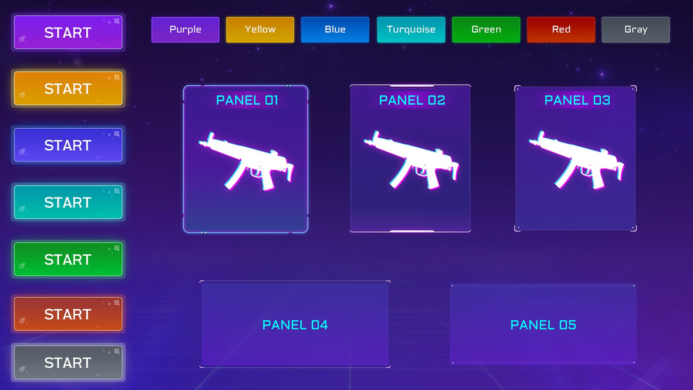 Cyberpunk Future UI Pack 