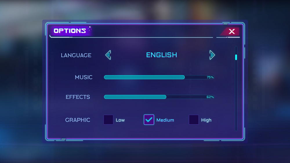 Cyberpunk Future UI Pack 