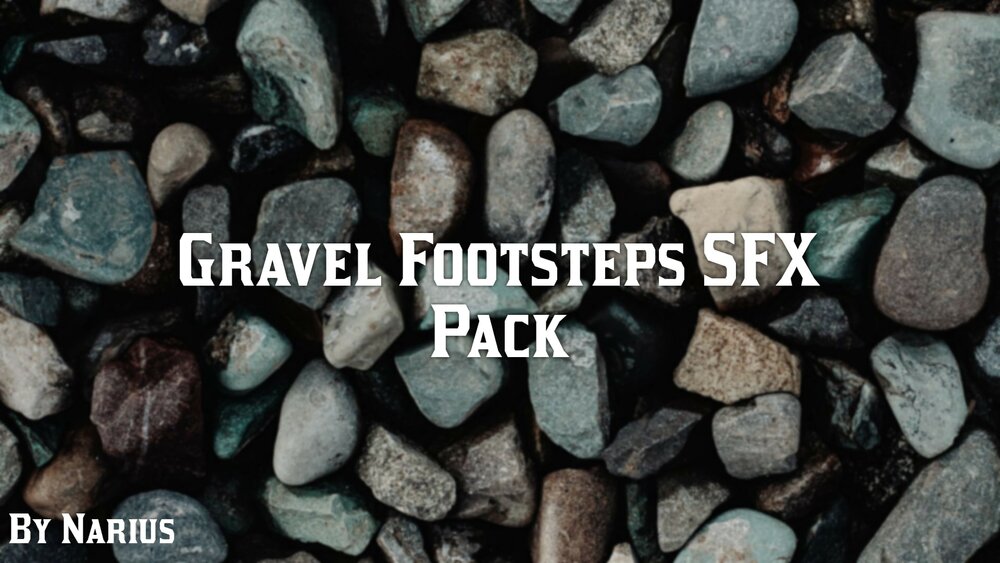 Gravel Footsteps SFX Pack 