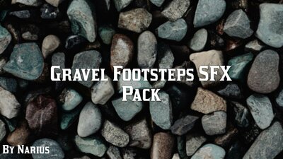 Gravel Footsteps SFX Pack