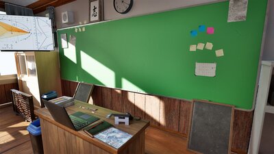 Abandoned classroom 