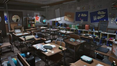 Abandoned classroom 