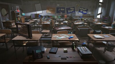 Abandoned classroom 