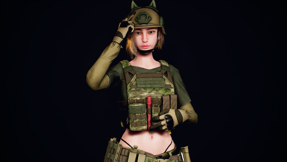 Female Soldier 