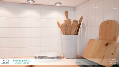 ArchViz Furniture - Kitchen Set 