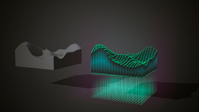 Volumetric Display With 3D Scanner 