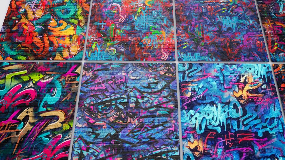 Graffiti Painting Materials Pack 01 