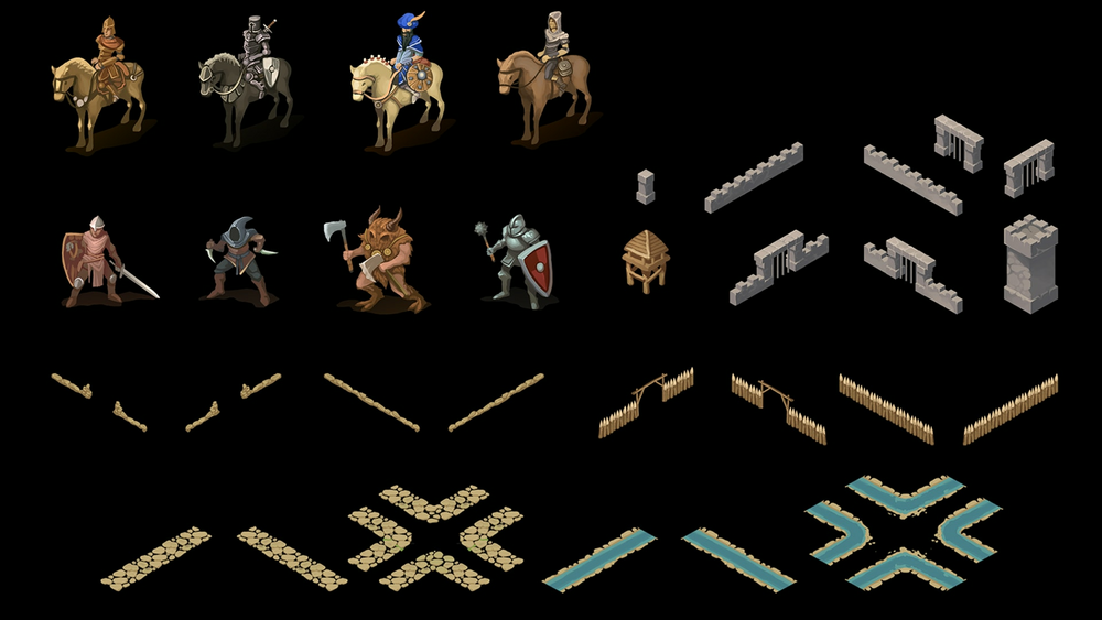 Isometric Fantasy Tiles 