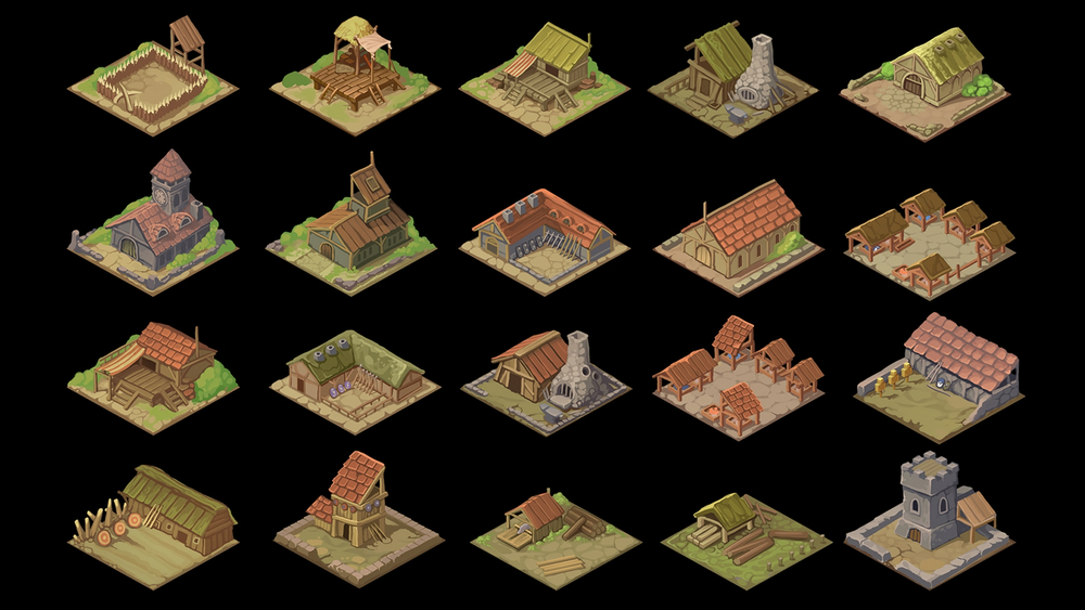 Isometric Fantasy Tiles 