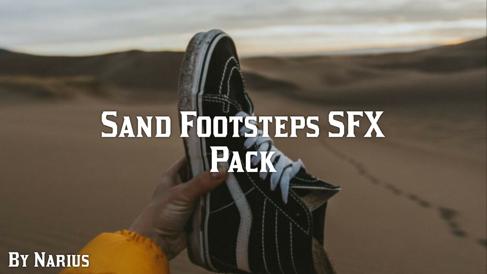 Sand Footsteps SFX Pack 