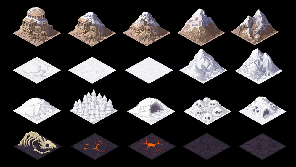 Isometric Fantasy Tiles 