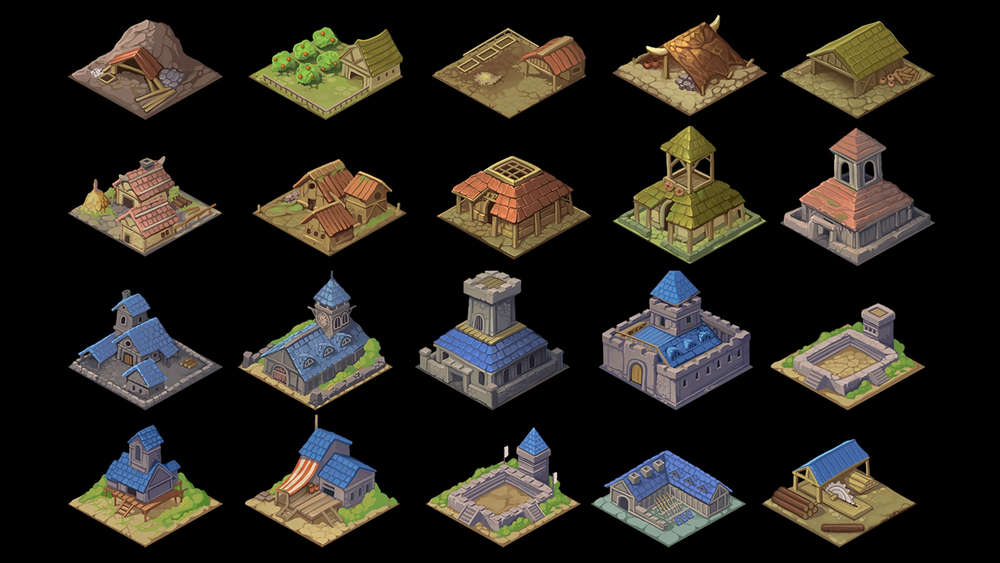 Isometric Fantasy Tiles 