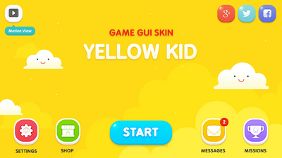 GUI Kit - Yellow Kid 