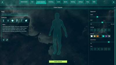 Sci-Fi Space full GUI / UI Kit - over 700 PNG + psd, ai sources 