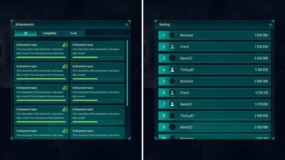 Sci-Fi Space full GUI / UI Kit - over 700 PNG + psd, ai sources 