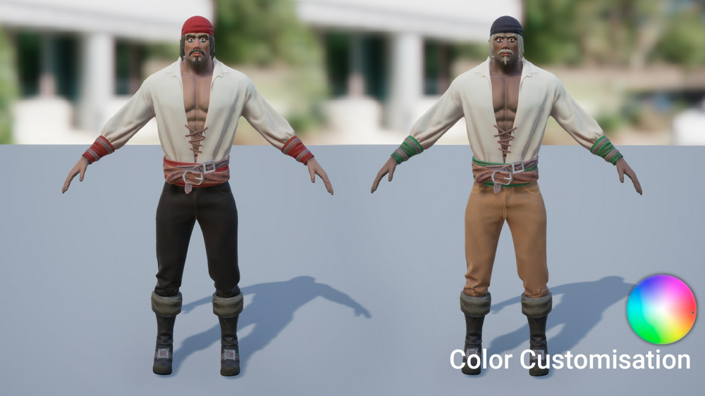 Stylized Pirate 7 