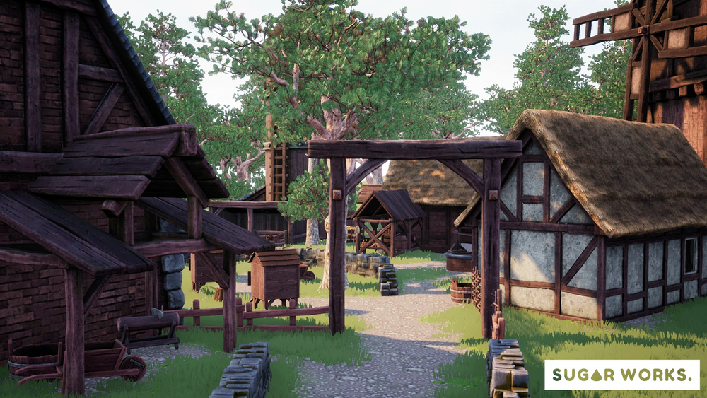 Modular Medieval Farm - Stylized Fantasy 