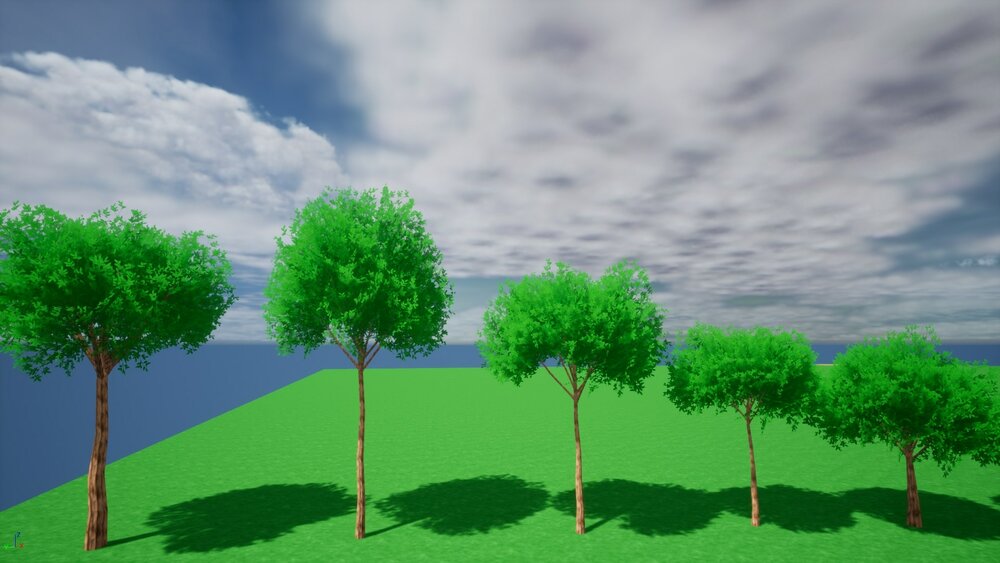 Stylized trees pack 