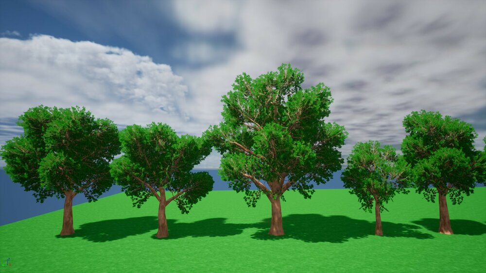 Stylized trees pack 