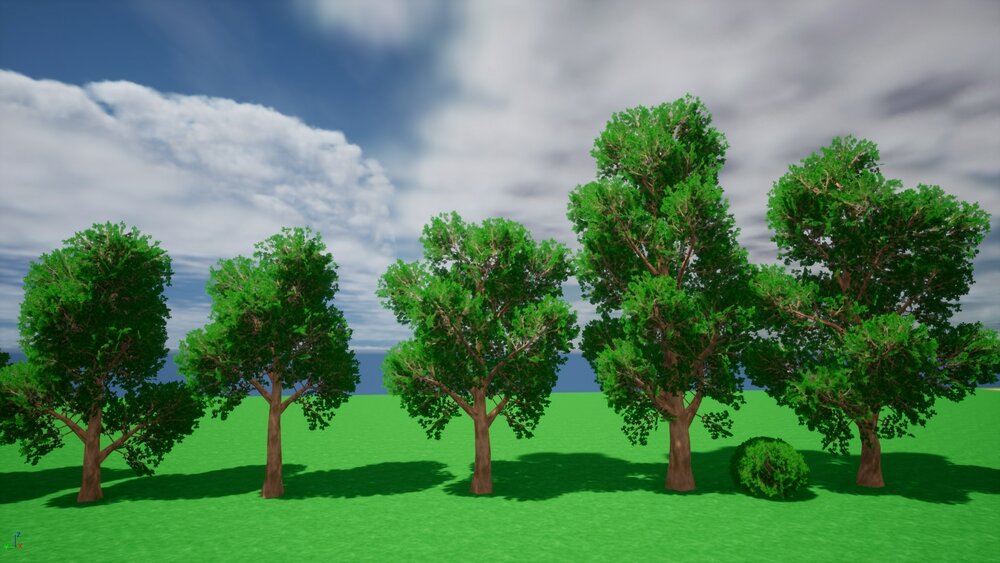 Stylized trees pack 