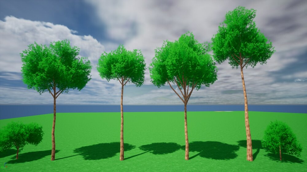 Stylized trees pack 