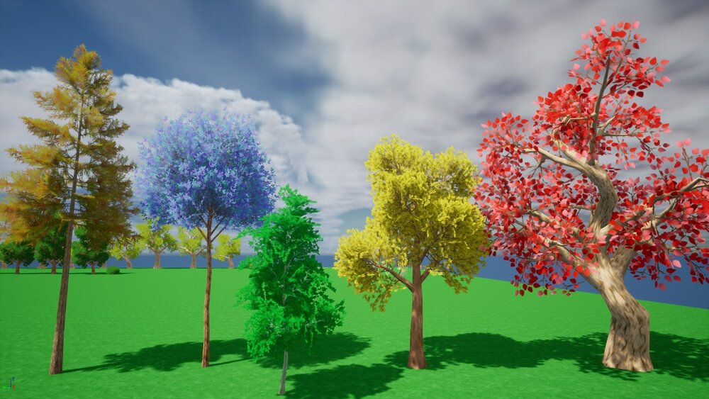 Stylized trees pack 