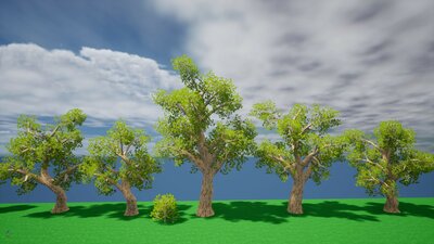 Stylized trees pack 