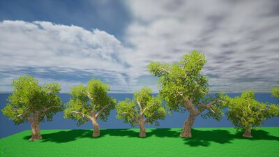 Stylized trees pack 