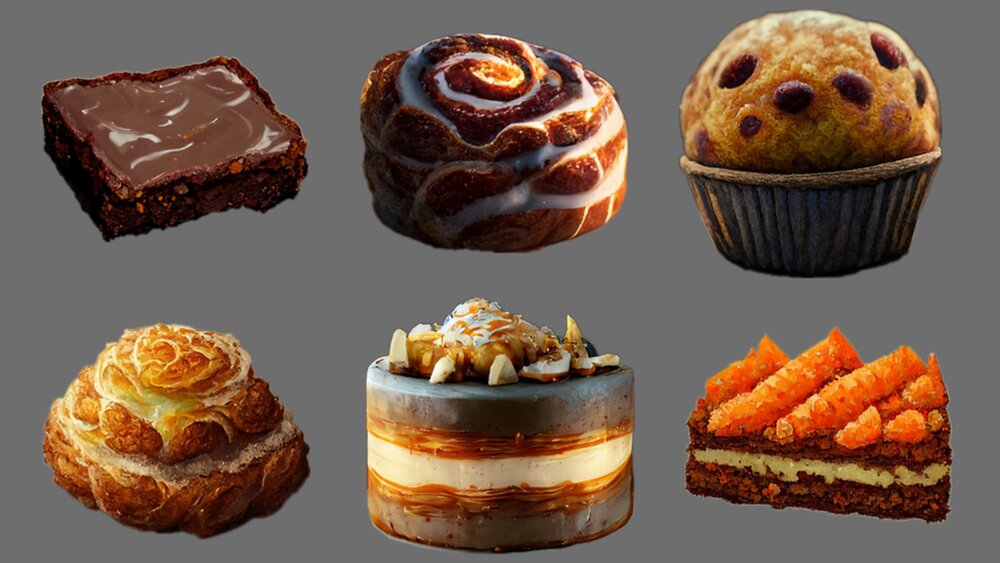 64 Desserts & Pastries 