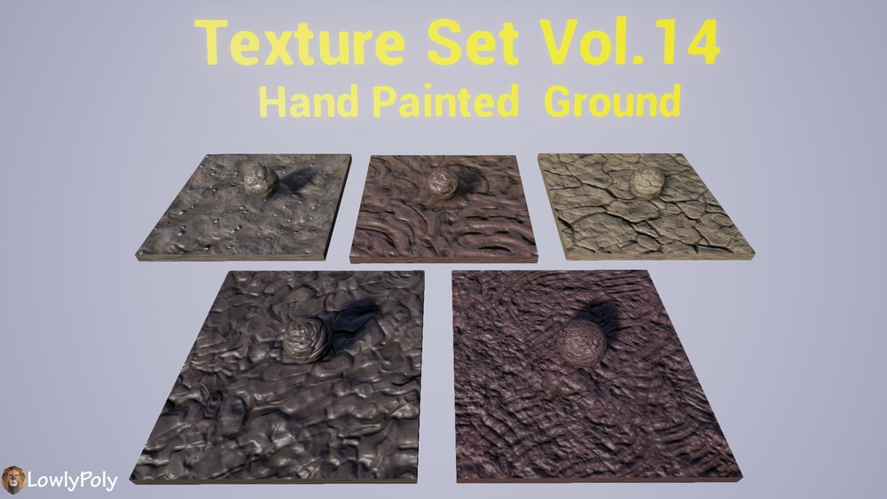 Ground Vol.14 - Hand Painted Texture Pack 