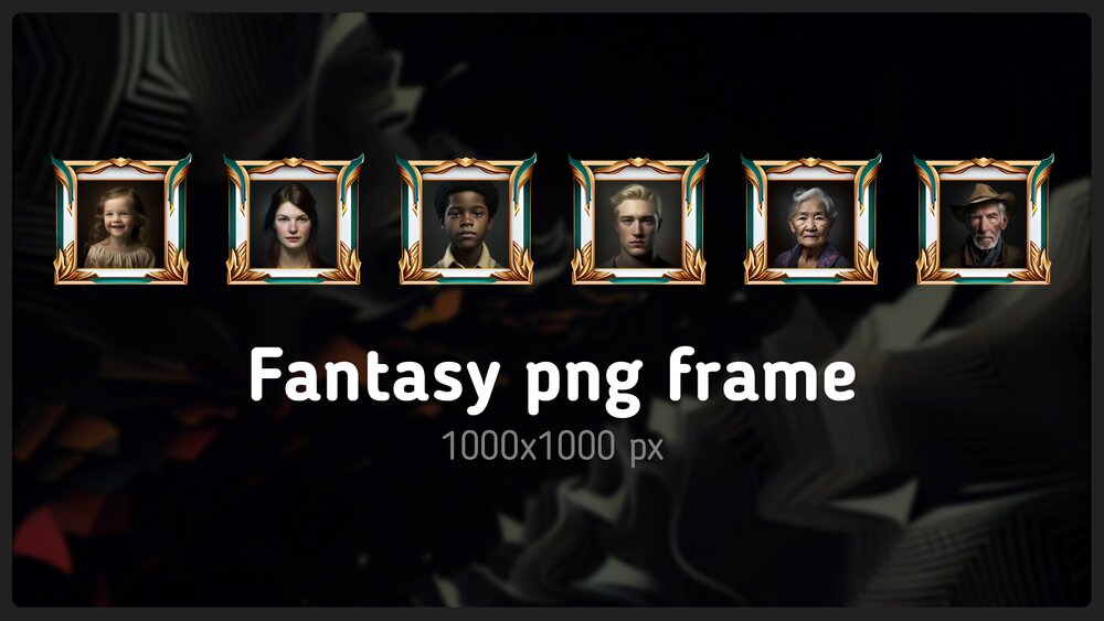 600 People Avatar Portraits SET 