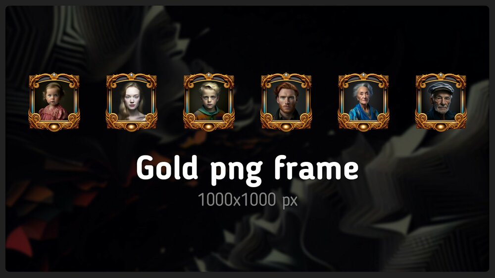 600 People Avatar Portraits SET 