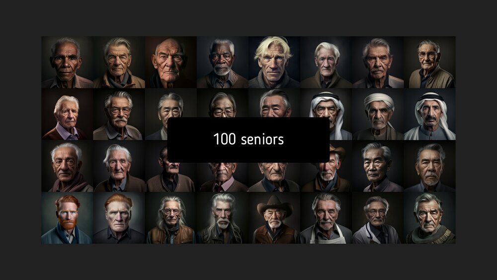 600 People Avatar Portraits SET 