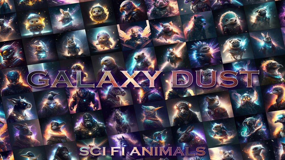 Galaxy Dust - Sci-Fi Animals - FPS / RPG / Icon Bundle 