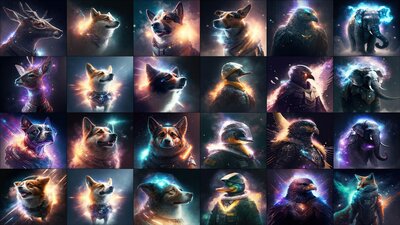 Galaxy Dust - Sci-Fi Animals - FPS / RPG / Icon Bundle 