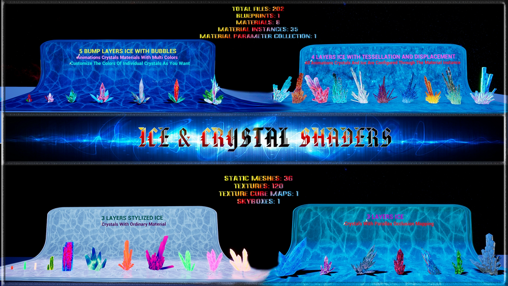 Ice & Crystal Shaders 