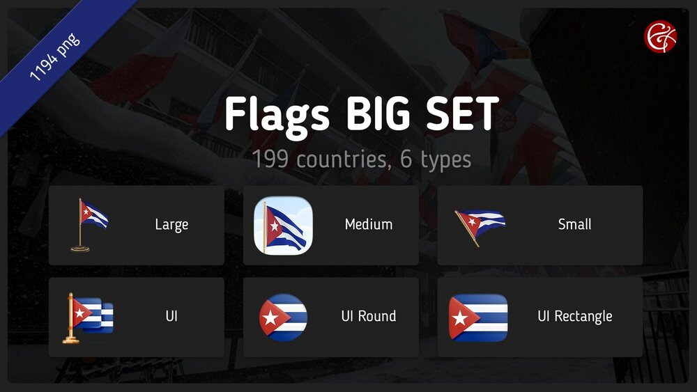 Flags BIG SET 