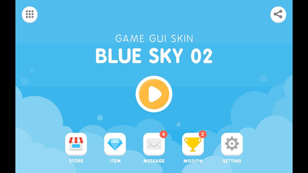 GUI Kit - BlueSky2 