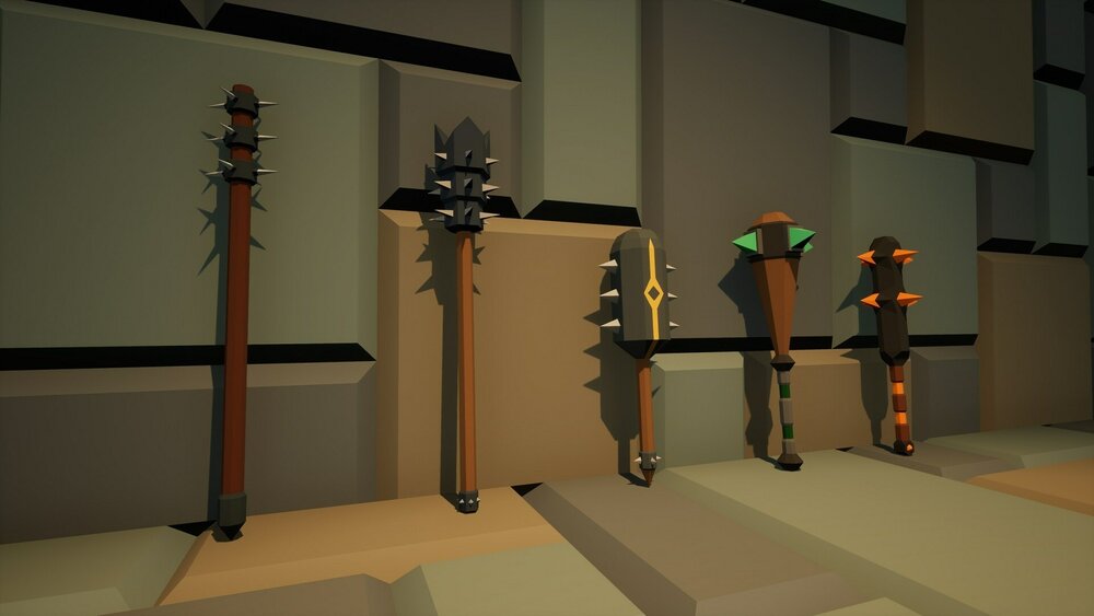 Low Poly - Weapons - One-Handed 