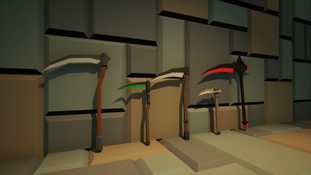 Low Poly - Weapons - One-Handed 