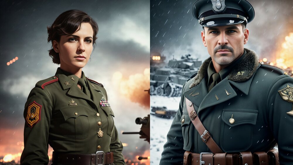 4K WW2 German Soldiers Avatars 